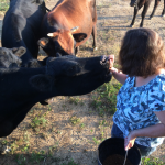 The next few pictures reveals the true "farm girl" side of Deborah