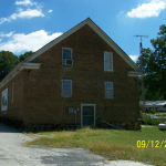 This is the back of the store before restoration.